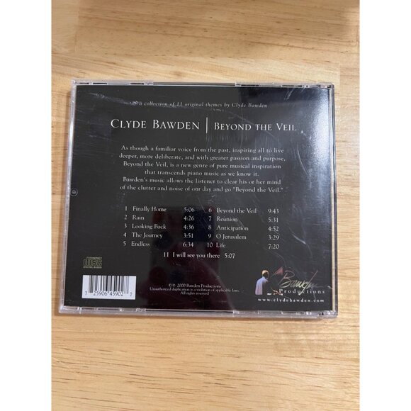 Clyde Bawden "Beyond The Veil" Instrumental Piano CD Album - Picture 4 of 4